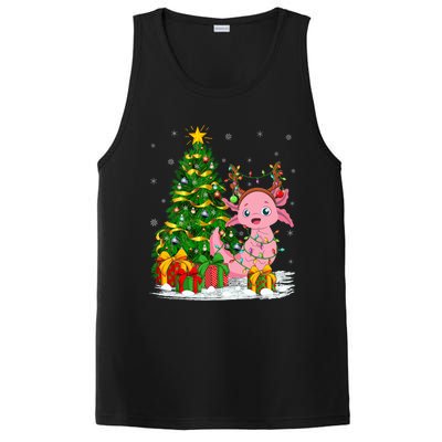 Axolotl Lover Matching Xmas Lighting Axolotl Christmas PosiCharge Competitor Tank