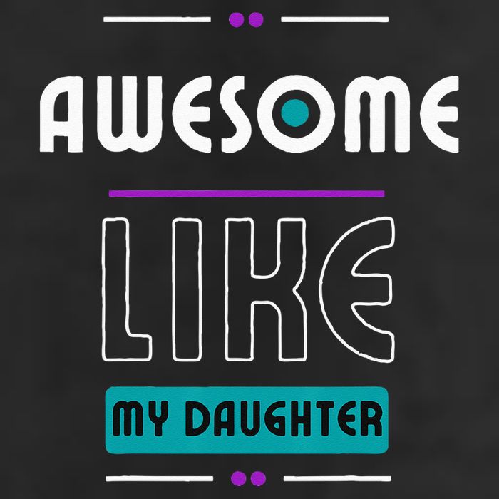Awesome Like My Daughter Gifts Funny Fathers Day Dad Adult Drive Performance Visor
