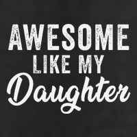 Awesome Like My Daughter Man Funny Fathers Day Dad Golf Towel