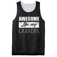 Awesome Like My Grandpa FatherS Day Gifts From Son Daughter Mesh Reversible Basketball Jersey Tank