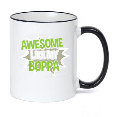 Awesome Like My Boppa 11oz Black Color Changing Mug