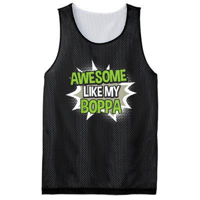 Awesome Like My Boppa Mesh Reversible Basketball Jersey Tank