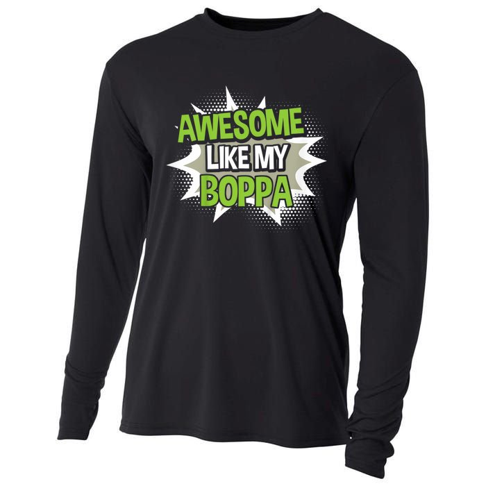 Awesome Like My Boppa Cooling Performance Long Sleeve Crew