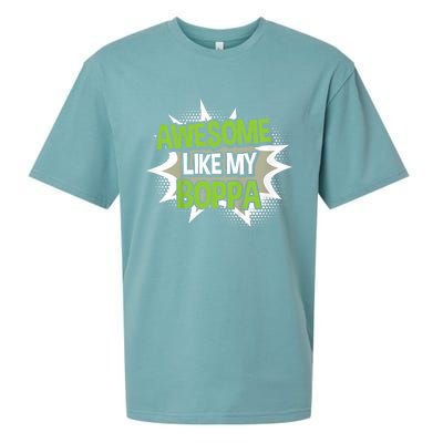 Awesome Like My Boppa Sueded Cloud Jersey T-Shirt