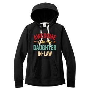 Awesome Like My Daughter In Law Family Lovers Women's Fleece Hoodie