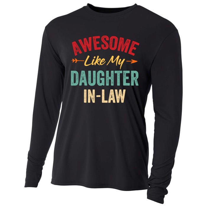 Awesome Like My Daughter In Law Family Lovers Cooling Performance Long Sleeve Crew