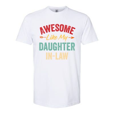 Awesome Like My Daughter In Law Family Lovers Softstyle® CVC T-Shirt