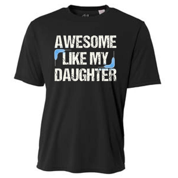 Awesome Like My Daughter Dad Parents' Day Father's Day Cooling Performance Crew T-Shirt