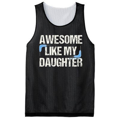 Awesome Like My Daughter Dad Parents' Day Father's Day Mesh Reversible Basketball Jersey Tank