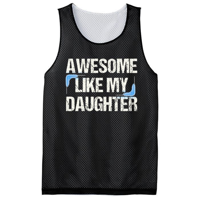 Awesome Like My Daughter Dad Parents' Day Father's Day Mesh Reversible Basketball Jersey Tank