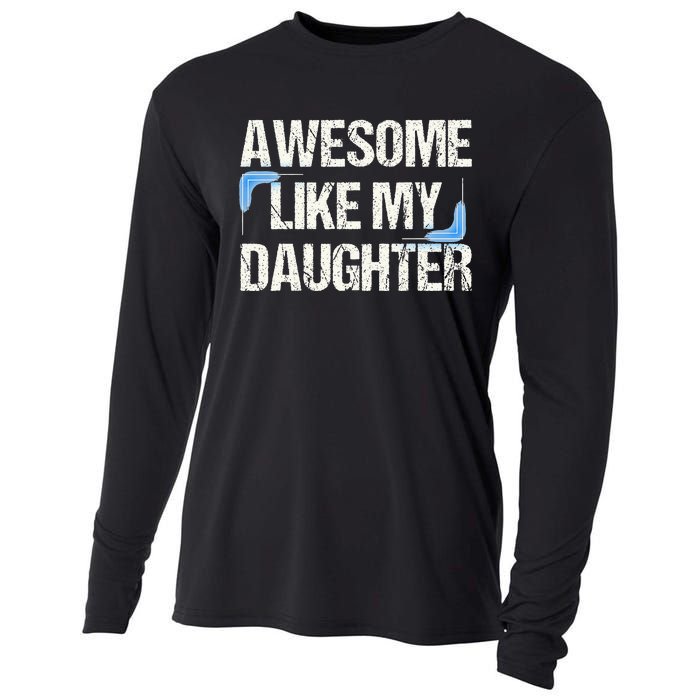 Awesome Like My Daughter Dad Parents' Day Father's Day Cooling Performance Long Sleeve Crew