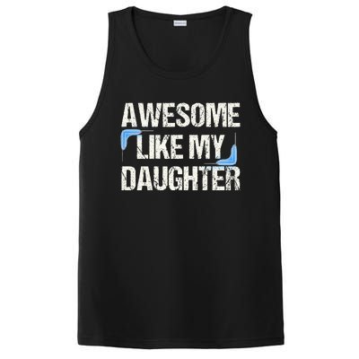 Awesome Like My Daughter Dad Parents' Day Father's Day PosiCharge Competitor Tank