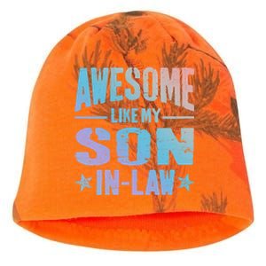 Awesome Like My Soninlaw Funny Mom Dad Joke Cute Gift Kati - Camo Knit Beanie