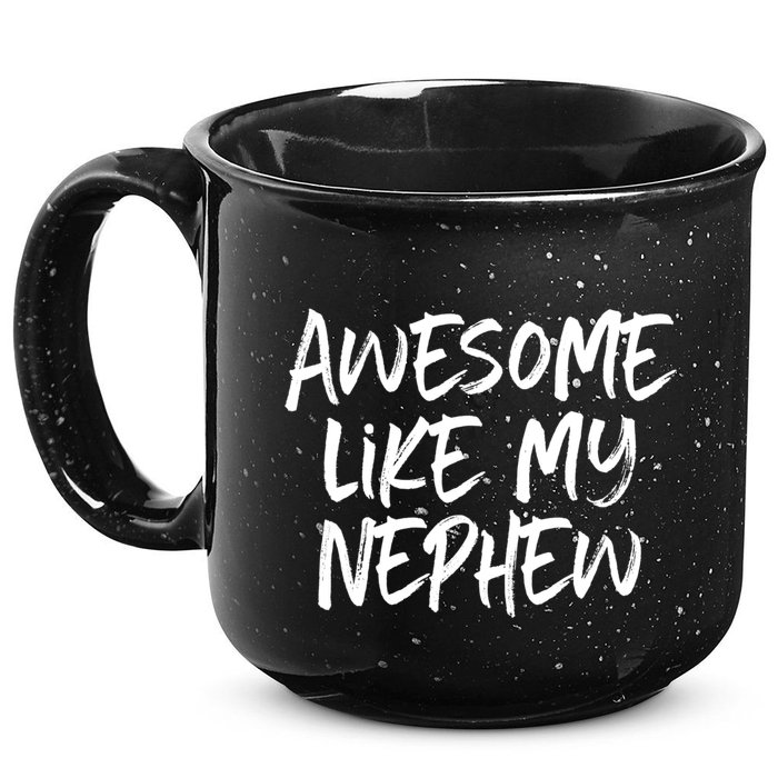 Awesome Like My Nephew Aunt Uncle Cool 15oz Campfire Ceramic Mug