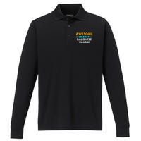 Awesome Like My Daughter In Law FatherS Day Performance Long Sleeve Polo