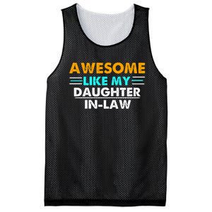 Awesome Like My Daughter In Law FatherS Day Mesh Reversible Basketball Jersey Tank