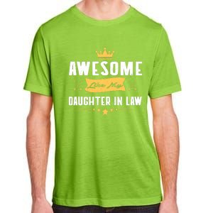 Awesome Like My Daughter In Law FatherS Day Adult ChromaSoft Performance T-Shirt