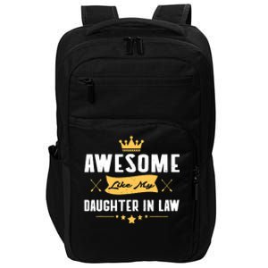 Awesome Like My Daughter In Law FatherS Day Impact Tech Backpack