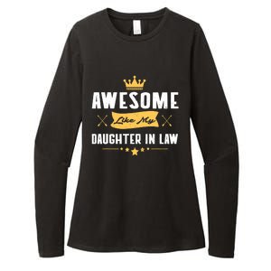 Awesome Like My Daughter In Law FatherS Day Womens CVC Long Sleeve Shirt