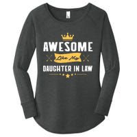 Awesome Like My Daughter In Law FatherS Day Women's Perfect Tri Tunic Long Sleeve Shirt