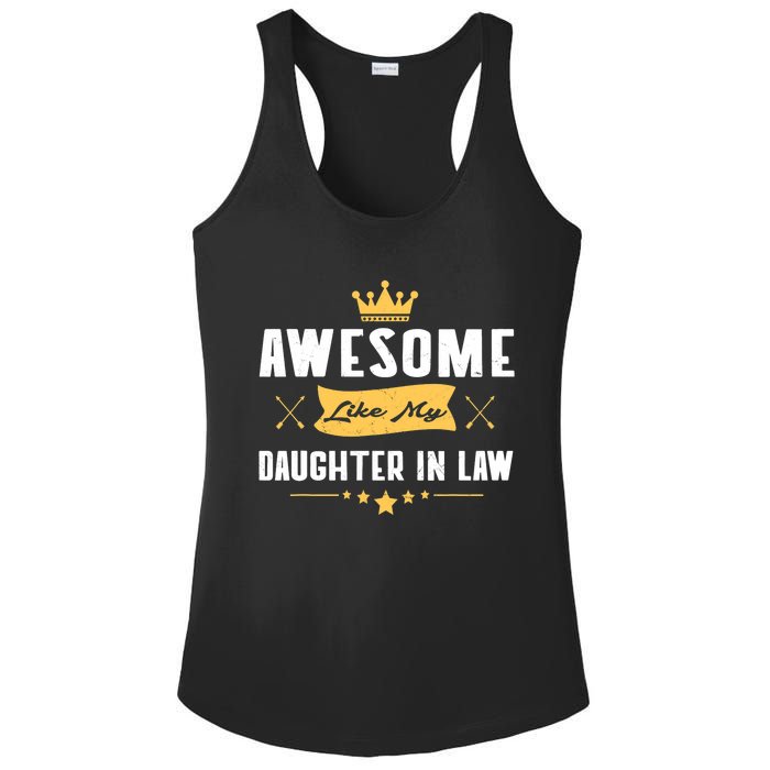 Awesome Like My Daughter In Law FatherS Day Ladies PosiCharge Competitor Racerback Tank