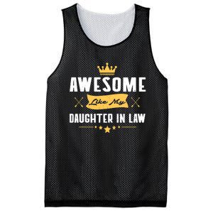 Awesome Like My Daughter In Law FatherS Day Mesh Reversible Basketball Jersey Tank