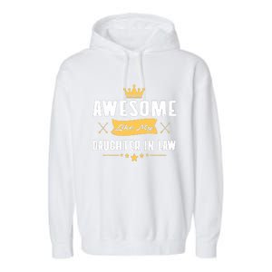 Awesome Like My Daughter In Law FatherS Day Garment-Dyed Fleece Hoodie