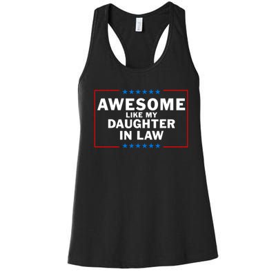 Awesome Like My Daughter In Law Family Lovers Women's Racerback Tank