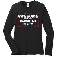 Awesome Like My Daughter In Law Family Lovers Ladies Long Sleeve Shirt