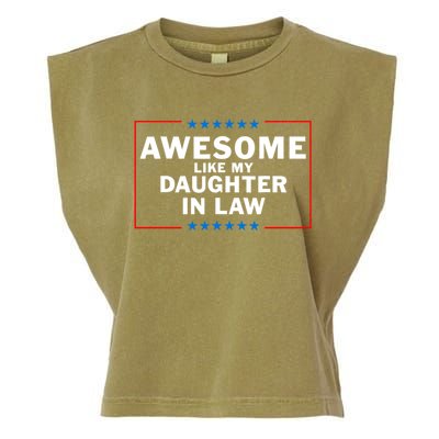 Awesome Like My Daughter In Law Family Lovers Garment-Dyed Women's Muscle Tee