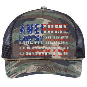 Awesome Like My Oldest Daughter Retro Rope Trucker Hat Cap