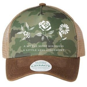 A Little More Kindness A Little Less Judgegift Flower Gift Legacy Tie Dye Trucker Hat