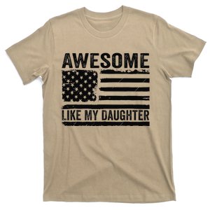 Awesome Like My Daughter Funny Fathers Day Daddy Daughter T-Shirt