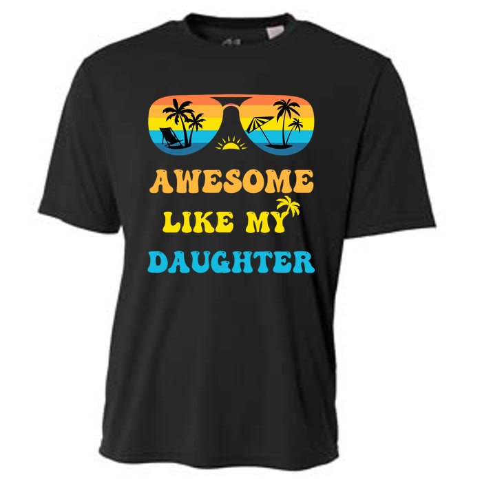 Awesome Like My Daughter 4th Of July & Christmas In July Cooling Performance Crew T-Shirt