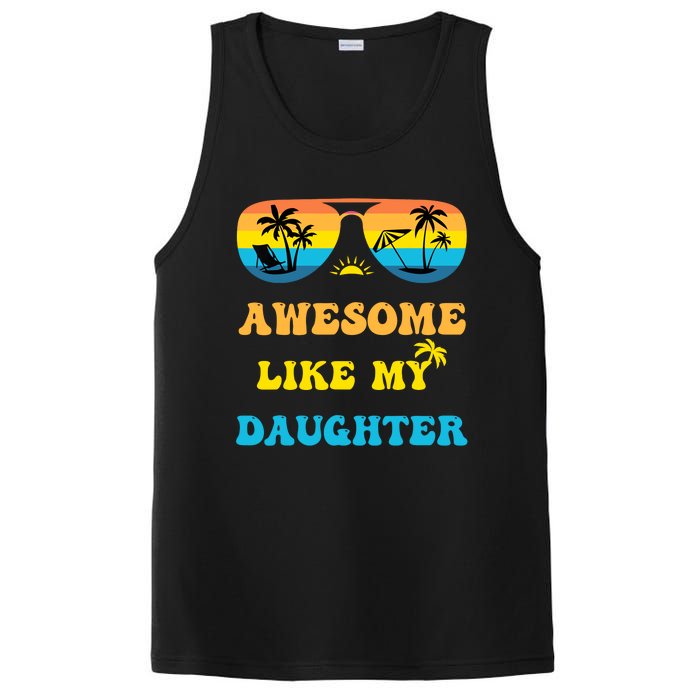 Awesome Like My Daughter 4th Of July & Christmas In July PosiCharge Competitor Tank