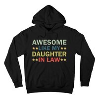 Awesome Like My Daughter In Law Family Lovers Retro Vintage Hoodie