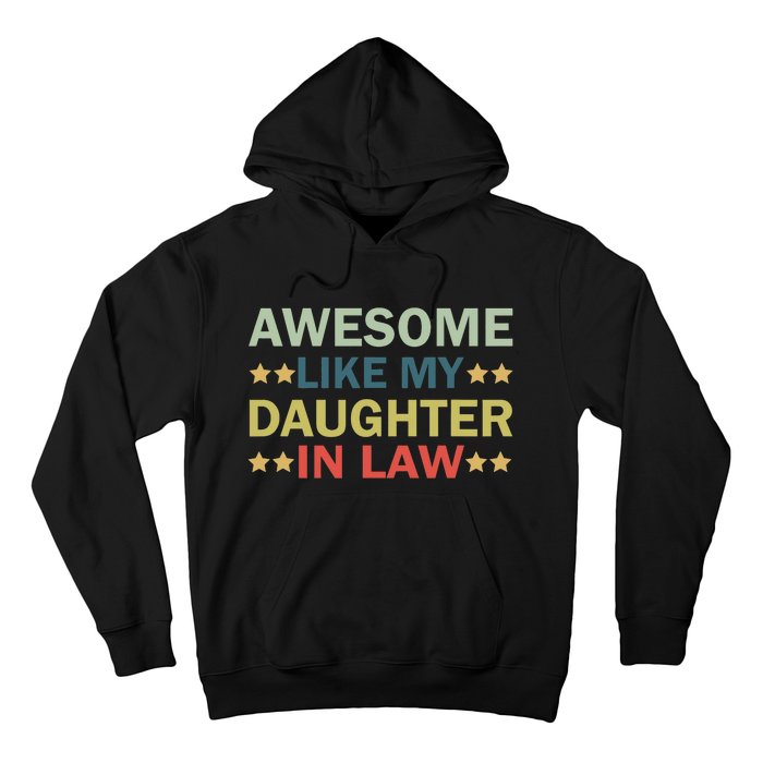 Awesome Like My Daughter In Law Family Lovers Retro Vintage Hoodie