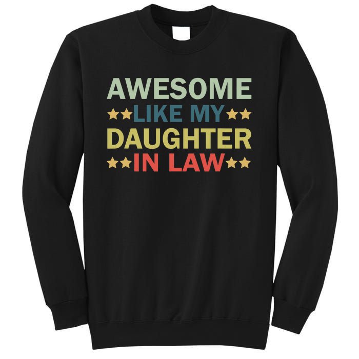 Awesome Like My Daughter In Law Family Lovers Retro Vintage Sweatshirt