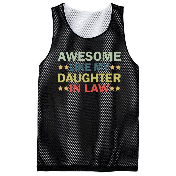 Awesome Like My Daughter In Law Family Lovers Retro Vintage Mesh Reversible Basketball Jersey Tank