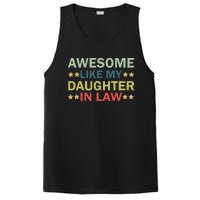 Awesome Like My Daughter In Law Family Lovers Retro Vintage PosiCharge Competitor Tank