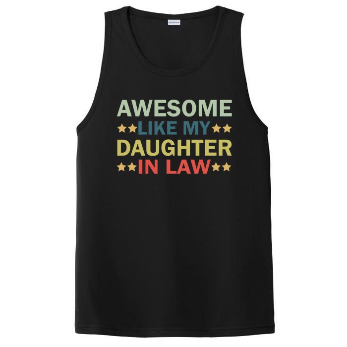 Awesome Like My Daughter In Law Family Lovers Retro Vintage PosiCharge Competitor Tank