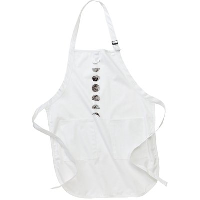 Awesome Luna Moon Phases Women Sizes Full-Length Apron With Pockets