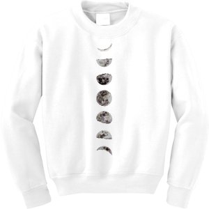 Awesome Luna Moon Phases Women Sizes Kids Sweatshirt