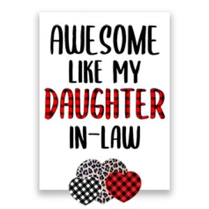 Awesome Like My Daughter In Law Family Lovers Poster