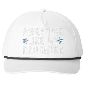 Awesome Like My Daughter Dad Fathers Day Snapback Five-Panel Rope Hat