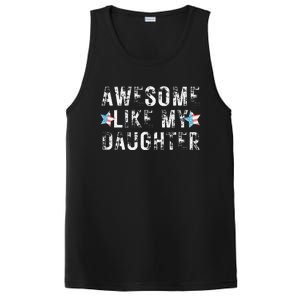 Awesome Like My Daughter Dad Fathers Day PosiCharge Competitor Tank