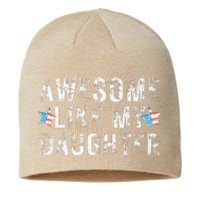 Awesome Like My Daughter Dad Fathers Day Sustainable Beanie