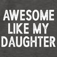 Awesome Like My Daughter Gifts Men Funny Fathers Day Dad Vector Backpack