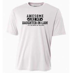 Awesome Like My Daughter In Law FatherS Day Funny Dad Joke Cooling Performance Crew T-Shirt