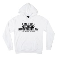 Awesome Like My Daughter In Law FatherS Day Funny Dad Joke Hoodie